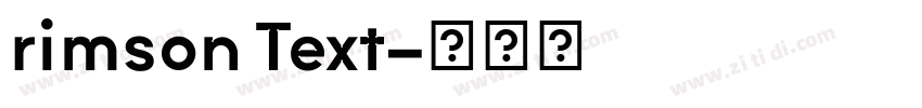 rimson Text字体转换